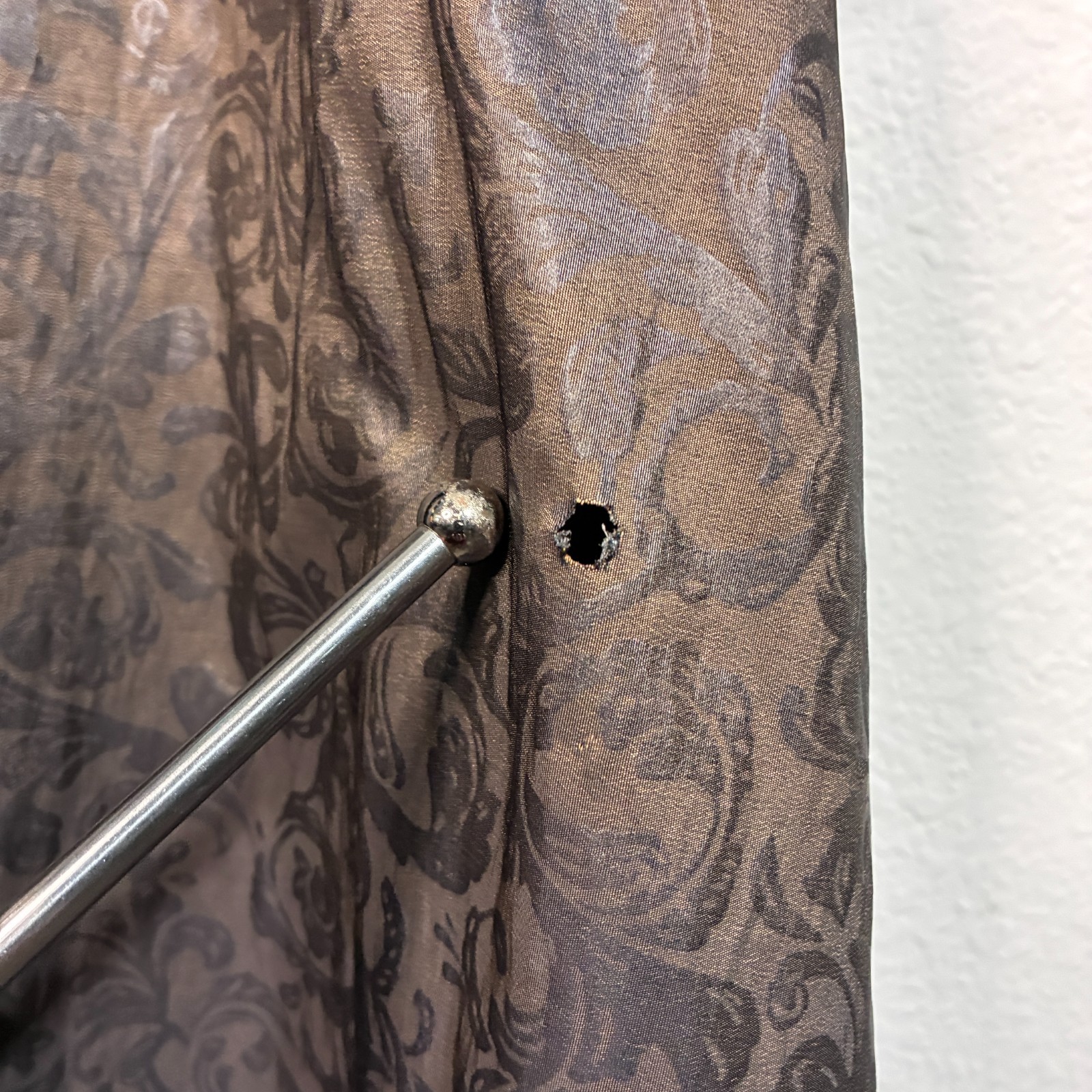 Vintage London Fog Trench Coat Women’s Duster Brown Paisley Liner Sz 8reg – READ