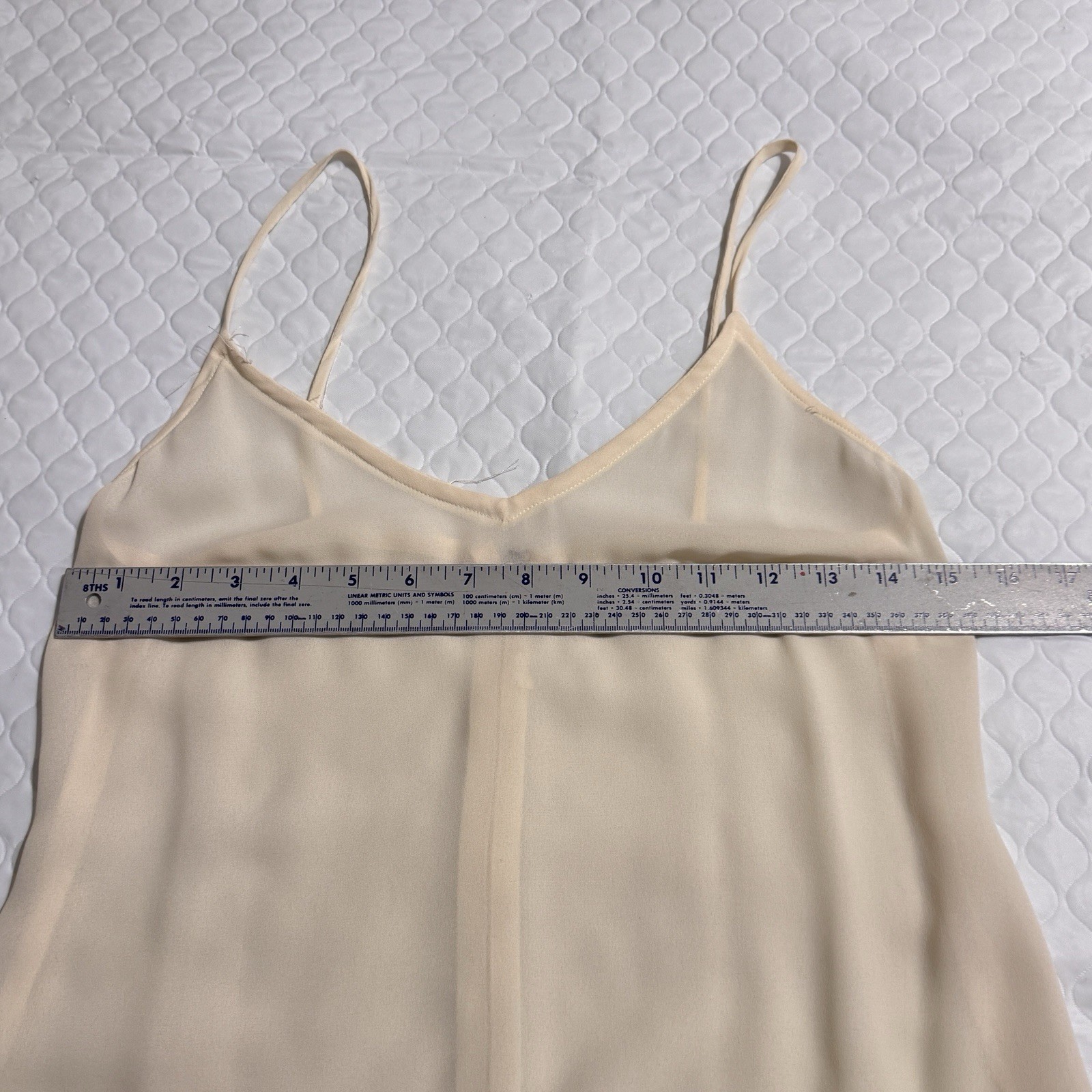 Vtg 70s 80s Sz S Gina Bacconi? Cream Lace Gatsby Wedding Party Art Deco Dress