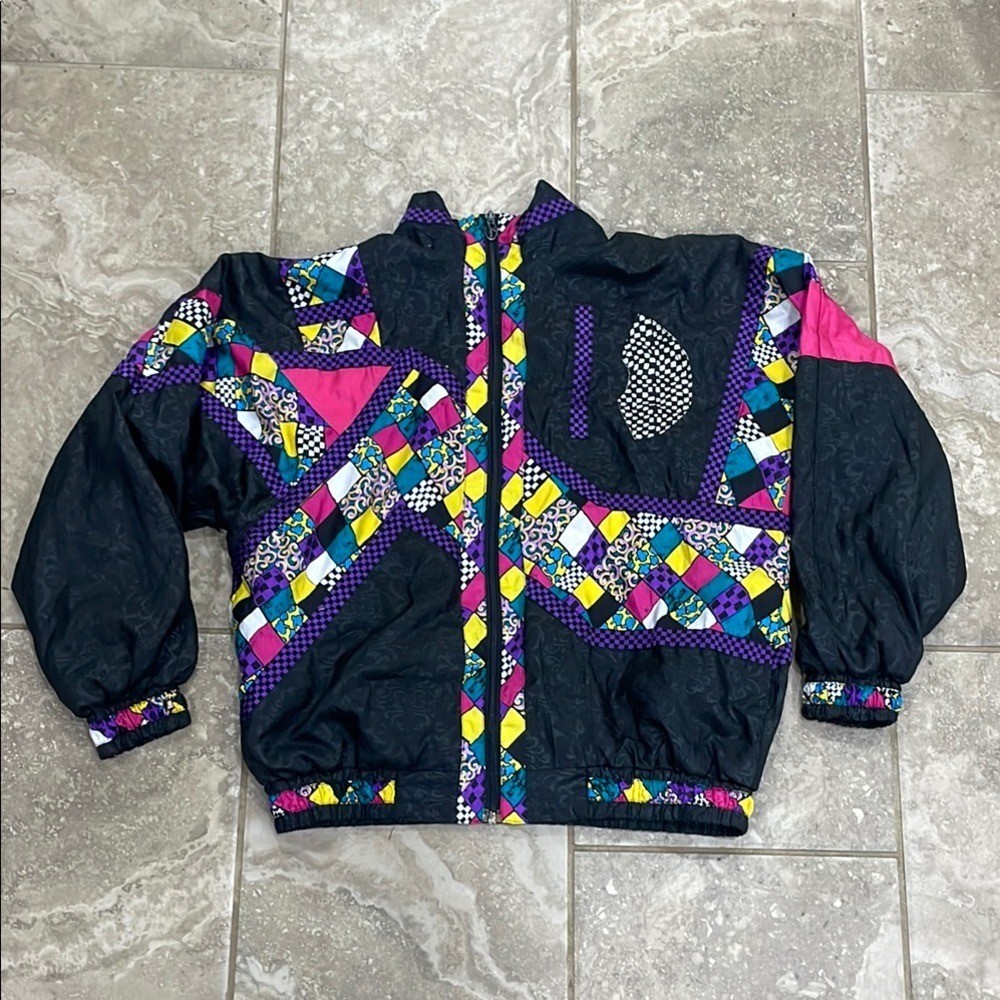 Vintage Lavon Patchwork Checkered Paisley Jacket M