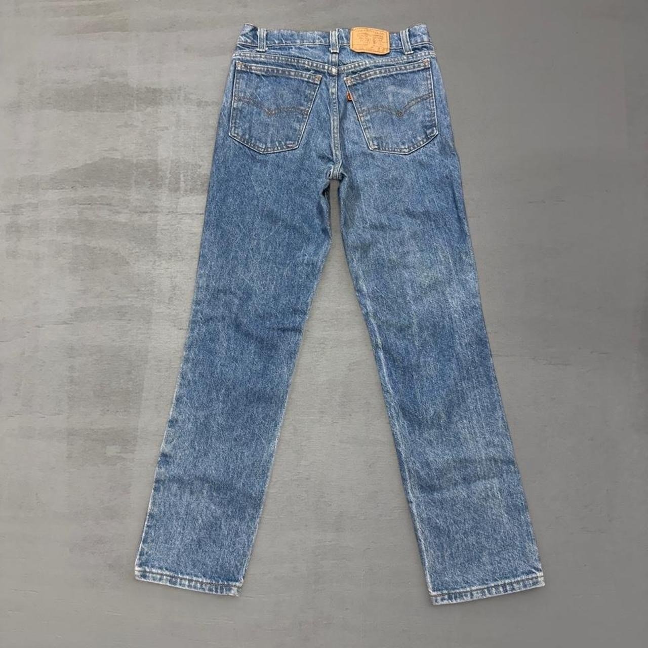 Vintage Levi’s 705 Student Jeans Blue Orange Tab Women’s Made in USA 27 x 27