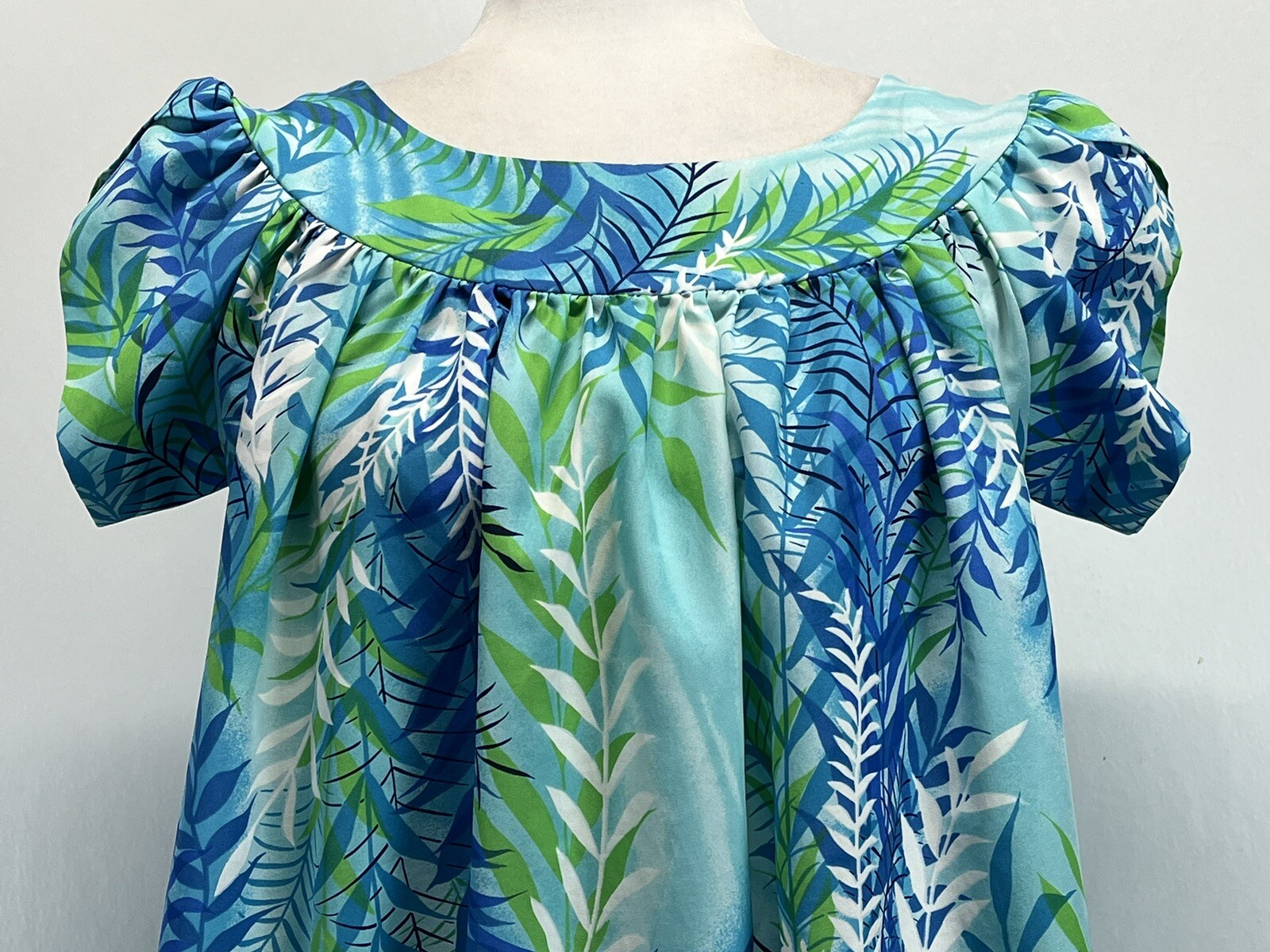 Vintage True Made In Hawaii Kaftan Maxi Dress GUC 60’s 70’s Mumu