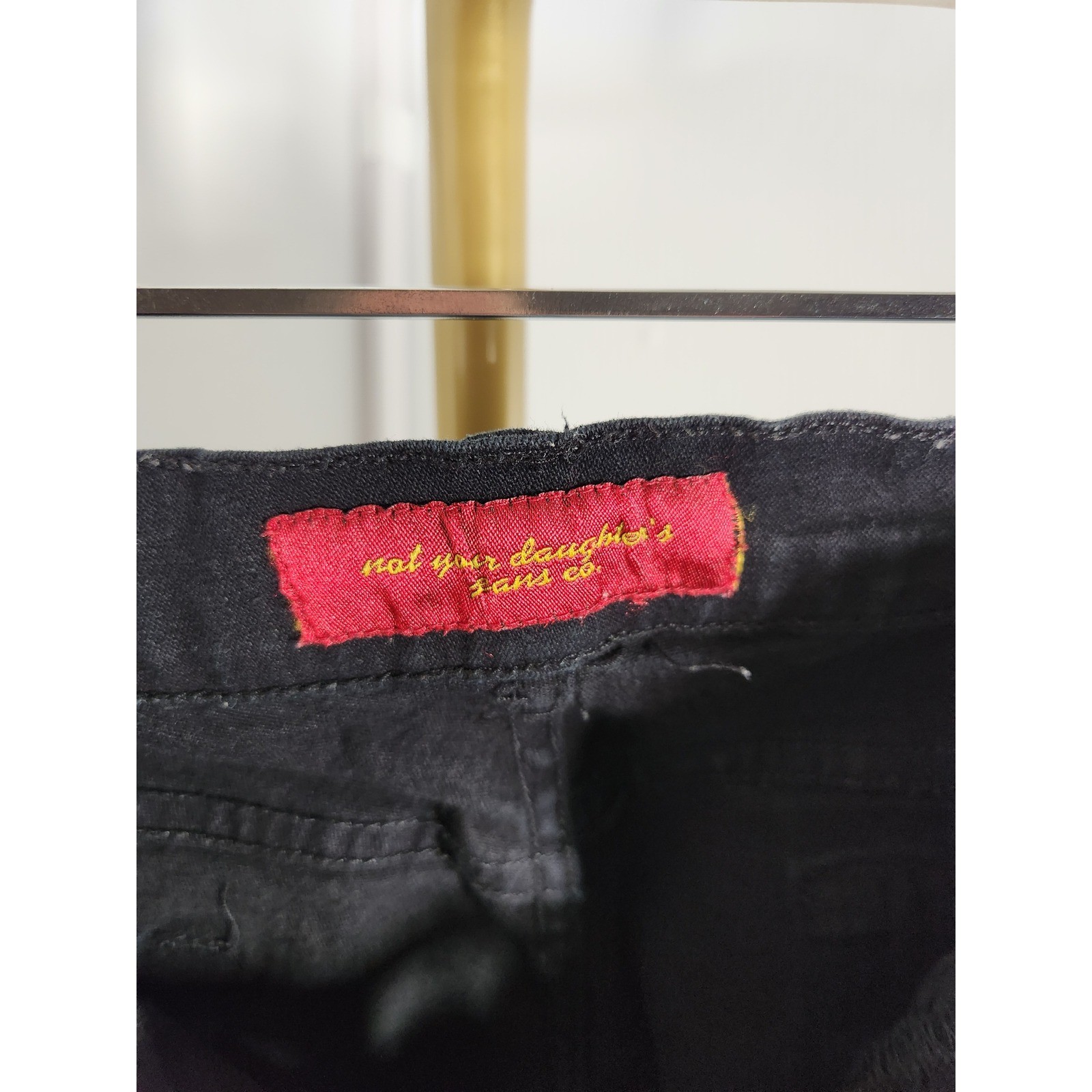 Vintage Label Womens Black NYDJ Bootcut Jeans Size 10, 32″ Inseam