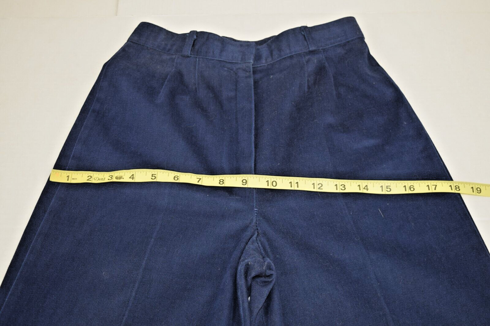 Vintage Pants Bronson of California Size 26 x 32 60s Blue Heavy Fabric Wide Leg