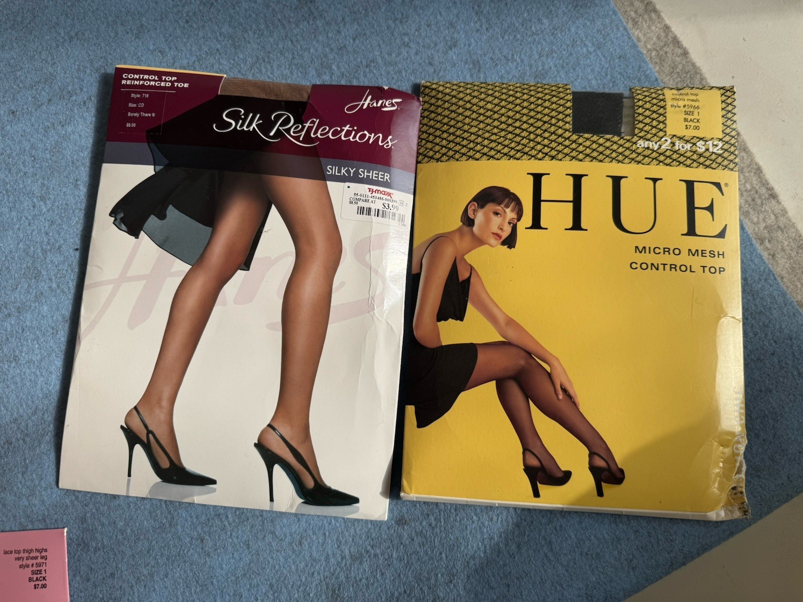 Philippe Matignon,Hue,Hanes, Skweez Stockings ThighHigh/ ControlTop Tights NEW