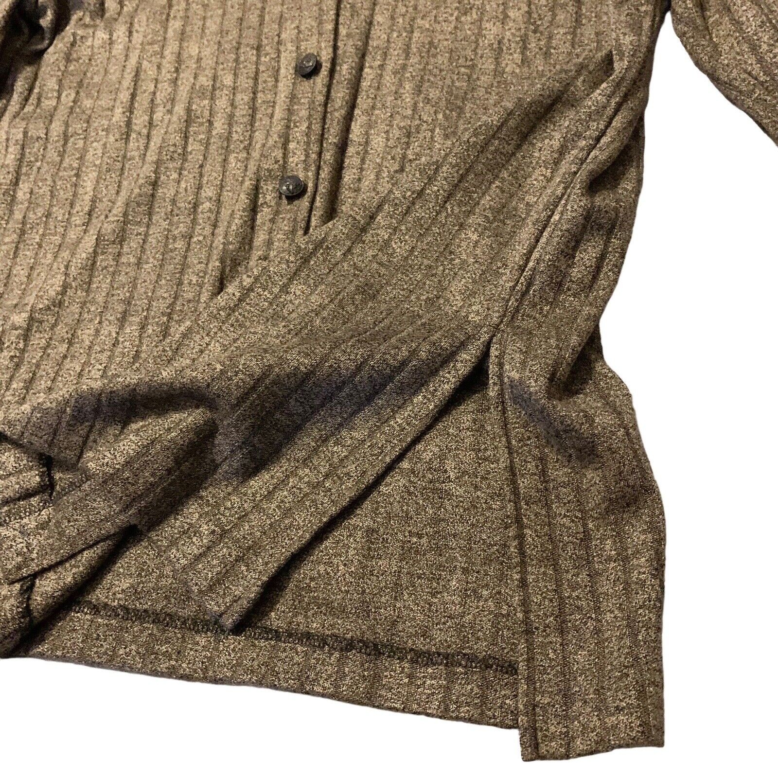 Vintage DonnKenny Sweater & Skirt (2-pc) Set MED Bronze Shimmer Soft Acrylic USA