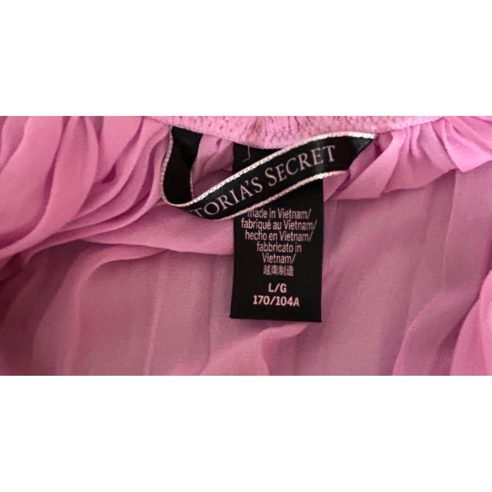 Victoria’s Secret NWOT Very Sexy Garden Party Pleated Babydoll Set Pink Floral L