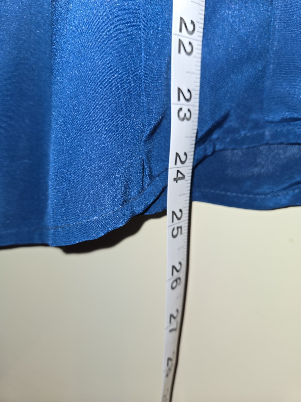Howard Wolf Blouse Vintage Peacock Blue, Buttons Back, High Neck Double Collar