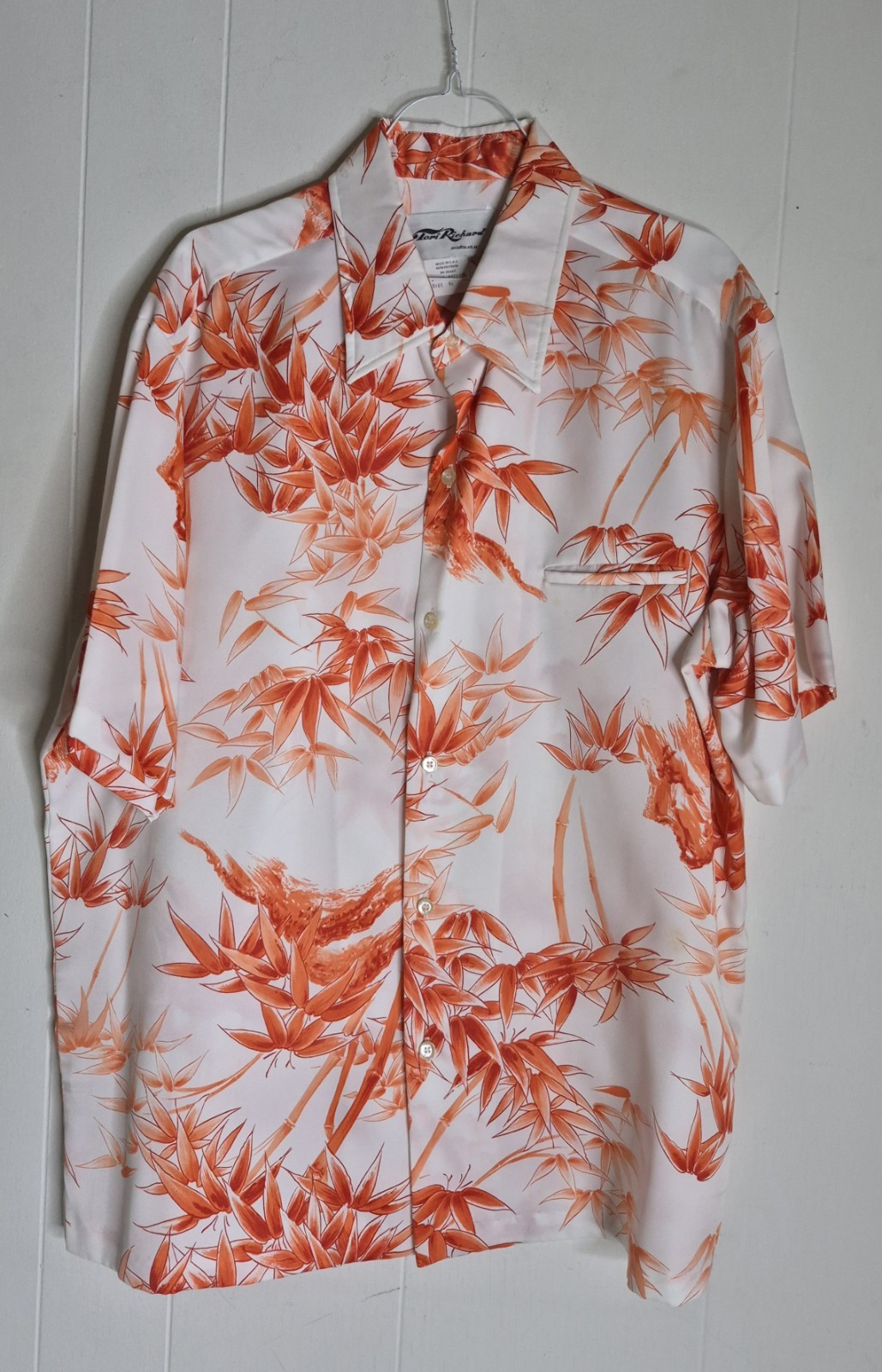 Vintage Tori Richards Hawaiian Tropic Button Up Shoet Sleeve Shirt Women’s Sz XL
