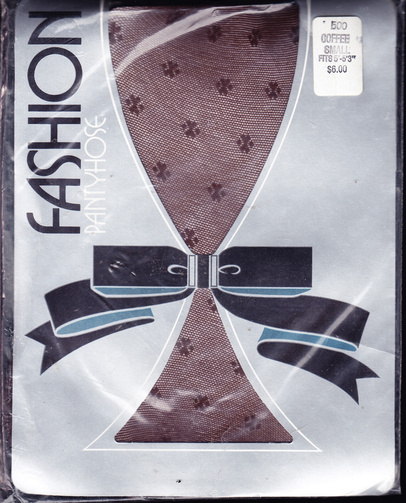 FASHION – Vintage Pantyhose and Package – Gorgeous Pattern – LOOK
