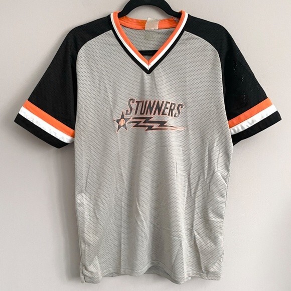 Vintage Gray Stunners Basketball Mesh Jersey – M