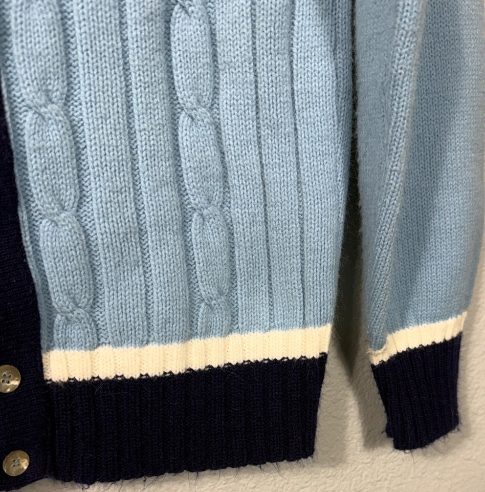 Vintage 50’s Women’s Large Glaneagles World Championship Tennis Cardigan Preppy