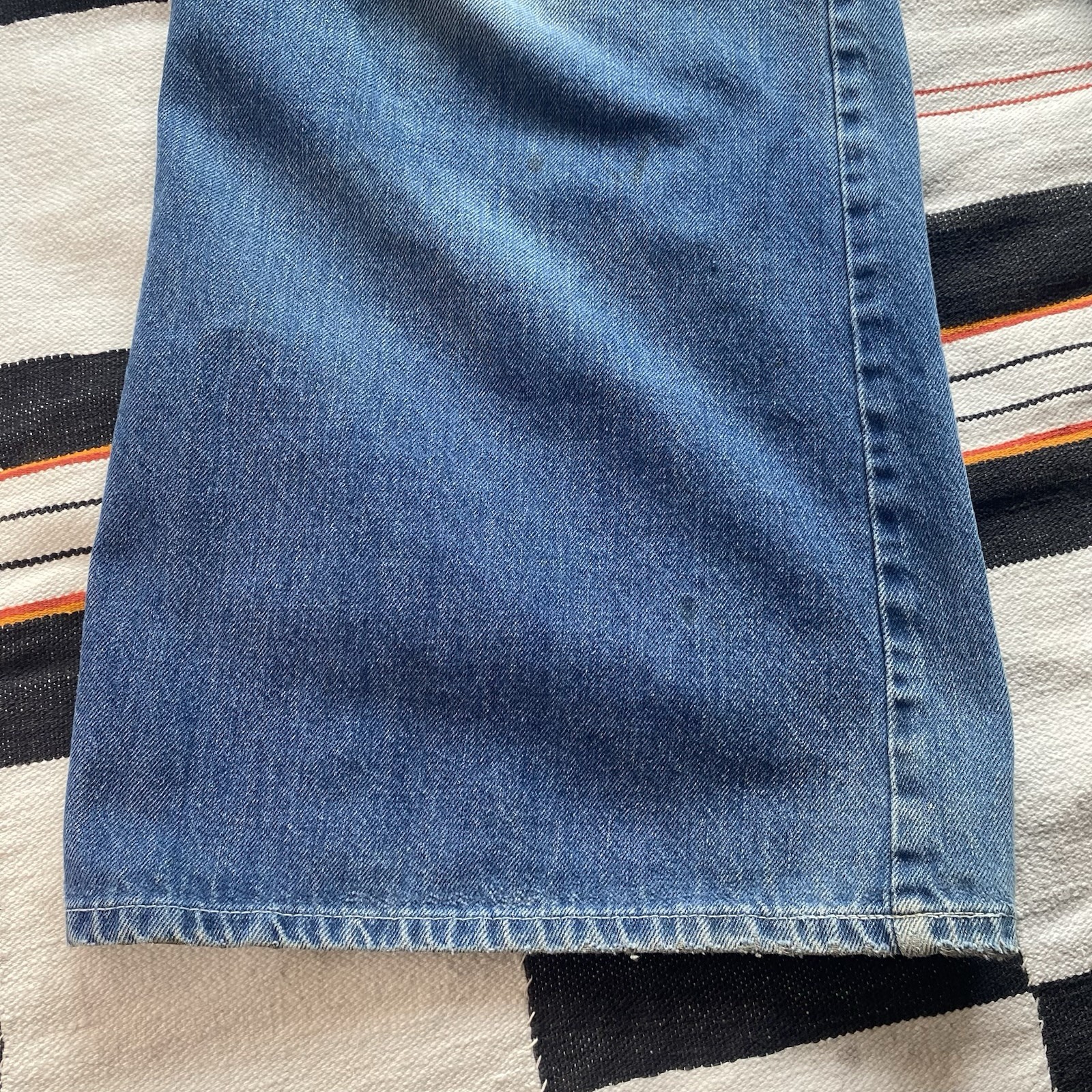 Vintage 70’s Levi’s Bell Bottom Denim Jeans. Boho. Hippie. Festival. Size 25/32.