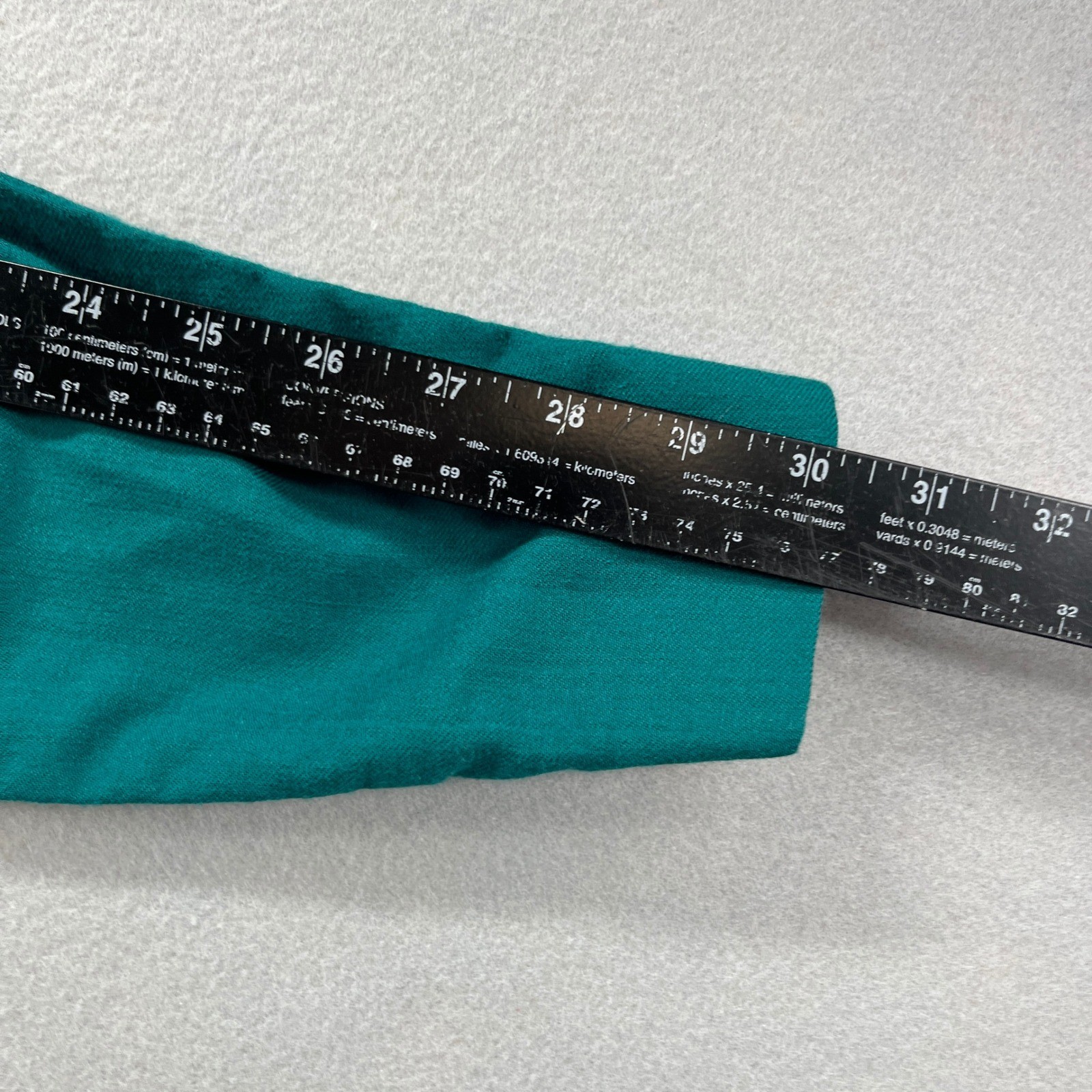 VTG Doncaster Coat Dress Womens 8 Teal Green Double Breasted Gold Button Maxi