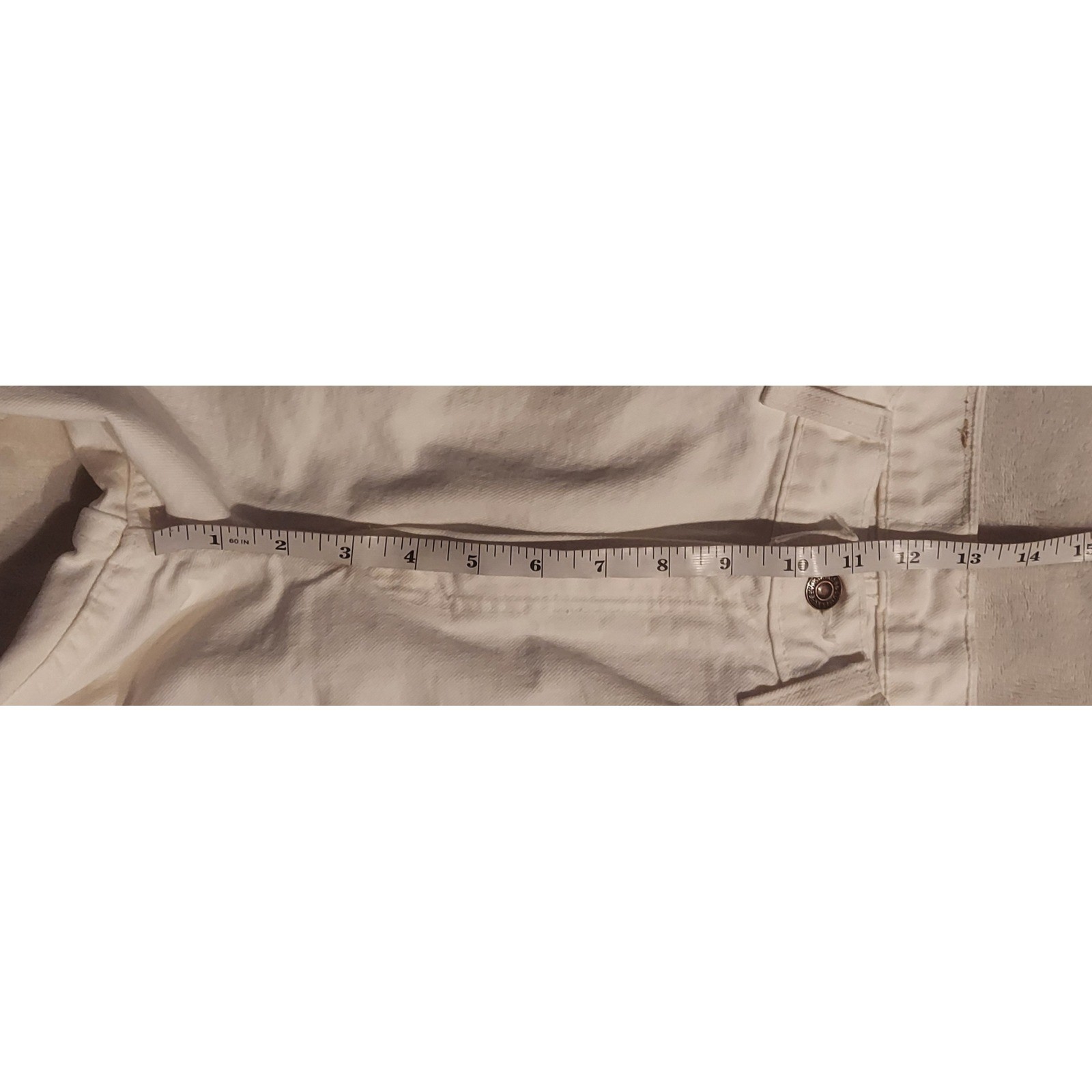 Levis Womens 90s Vintage 912 White Denim High Rise Jeans Made in USA Size 26/30