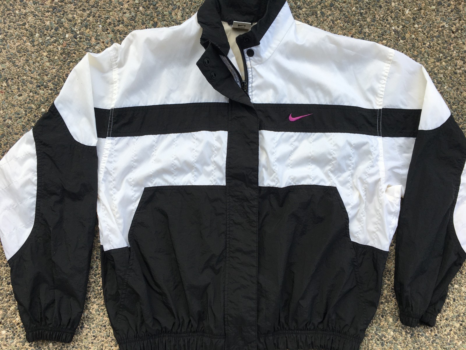 Vtg 90s Nike Jacket Women’s Windbreaker Size XL 16-18 Color Block