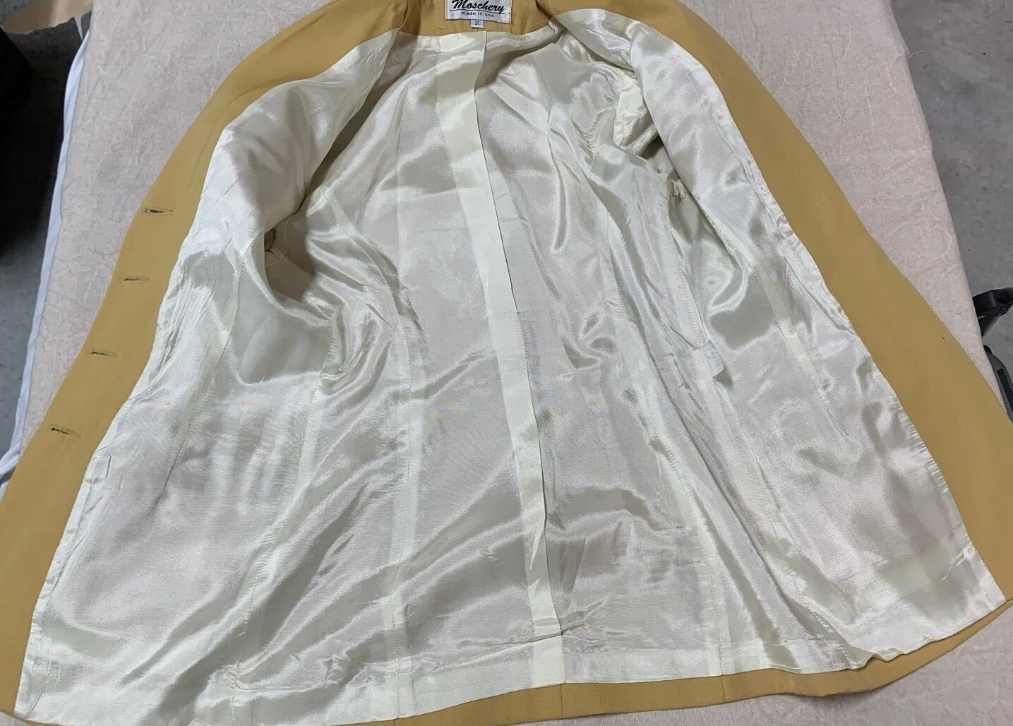 Vintage Woman’s Moschery Yellow Blazer