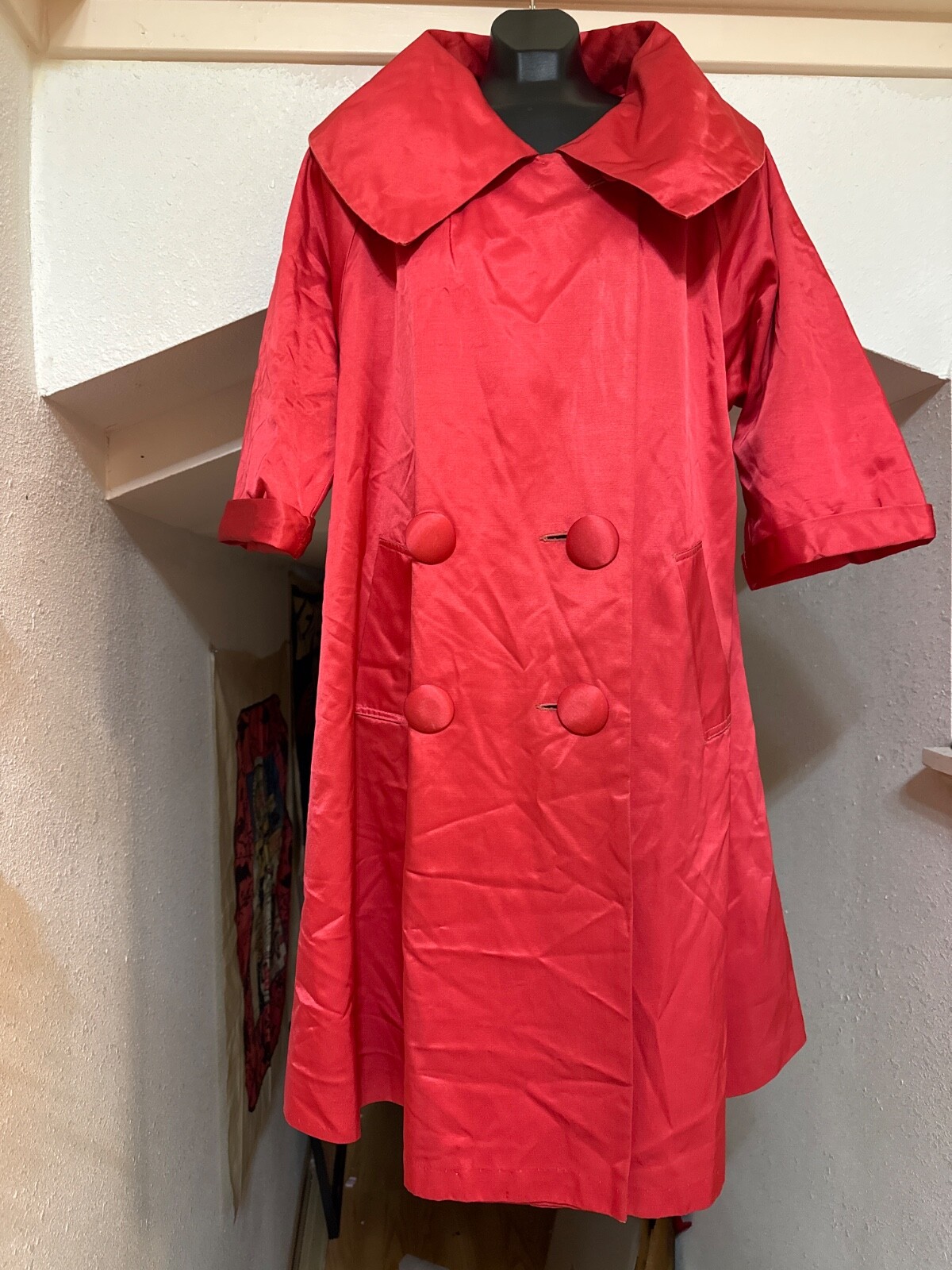 VTG 50’s Ladies SEVENTY SEVEN ORIGINAL Coat Skinner Tackle Twill 200 Dark Rose