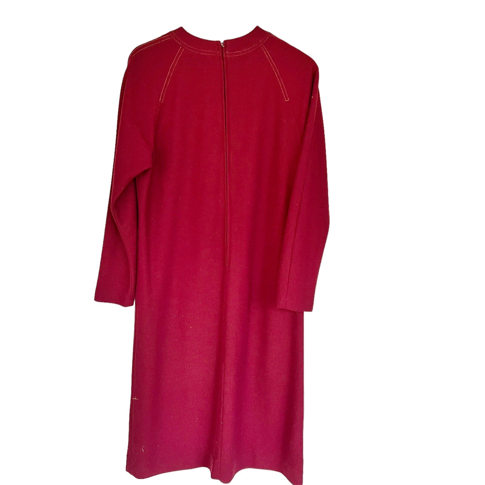 1990s Vintage Long Sleeve Shirt Dress Toni Petite Medium Below the Knee