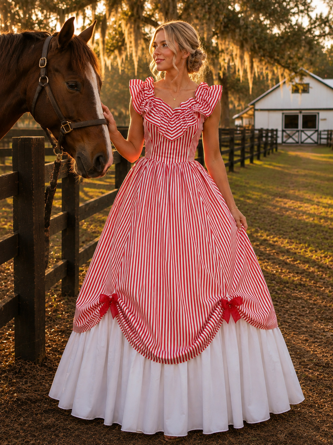 Vintage Prom Dress, Southern Belle dress, waist 27″