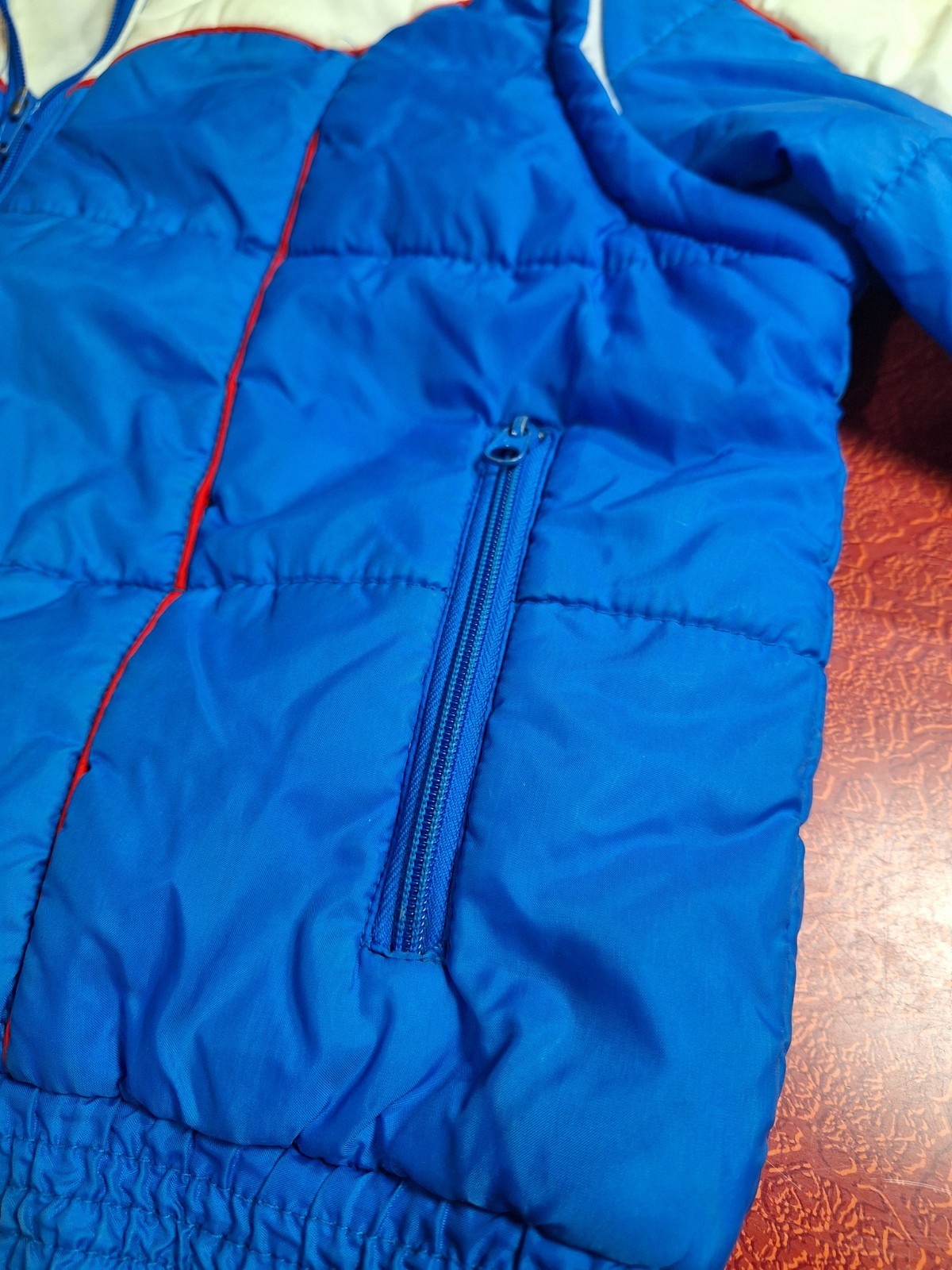 True VTG Mid-century 1970s 80s Brite N Sassy Puffer Ski Jacket Vest Snow Bunny L