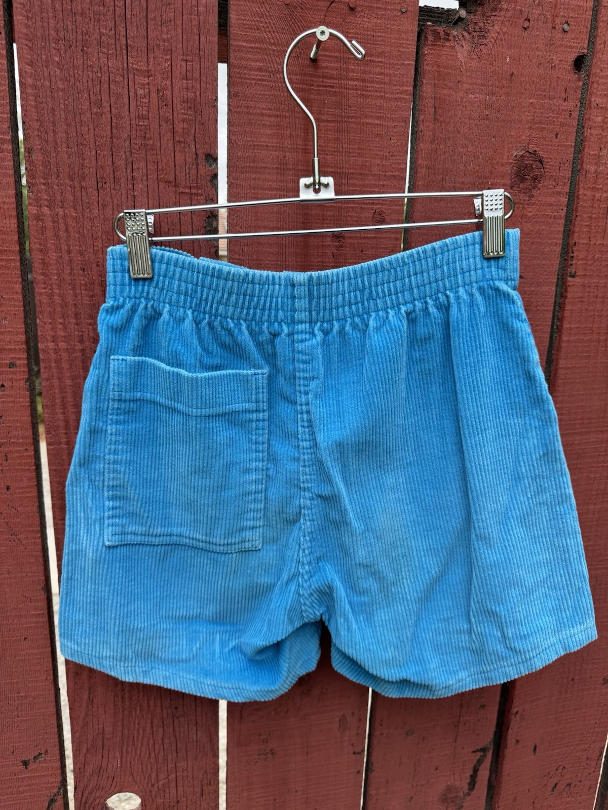 Vintage Ocean Pacific OP Corduroy Shorts Blue Surf Skate Dogtown Longriders 80s