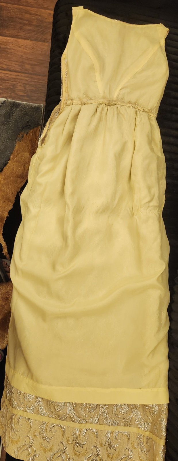 Vintage Custom Formal Long Dress Size M With 25″ waist