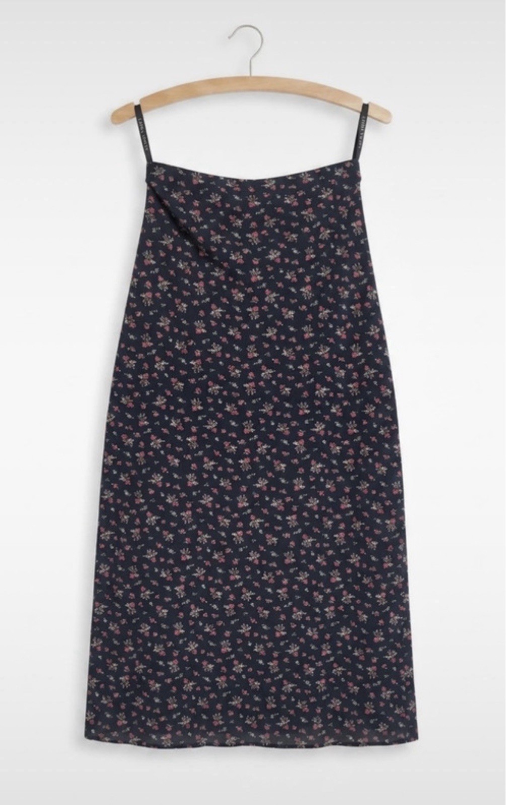 Rare Find Vintage Laura Ashley Floral Cotton Column Skirt – 90s Cottagecore Slim