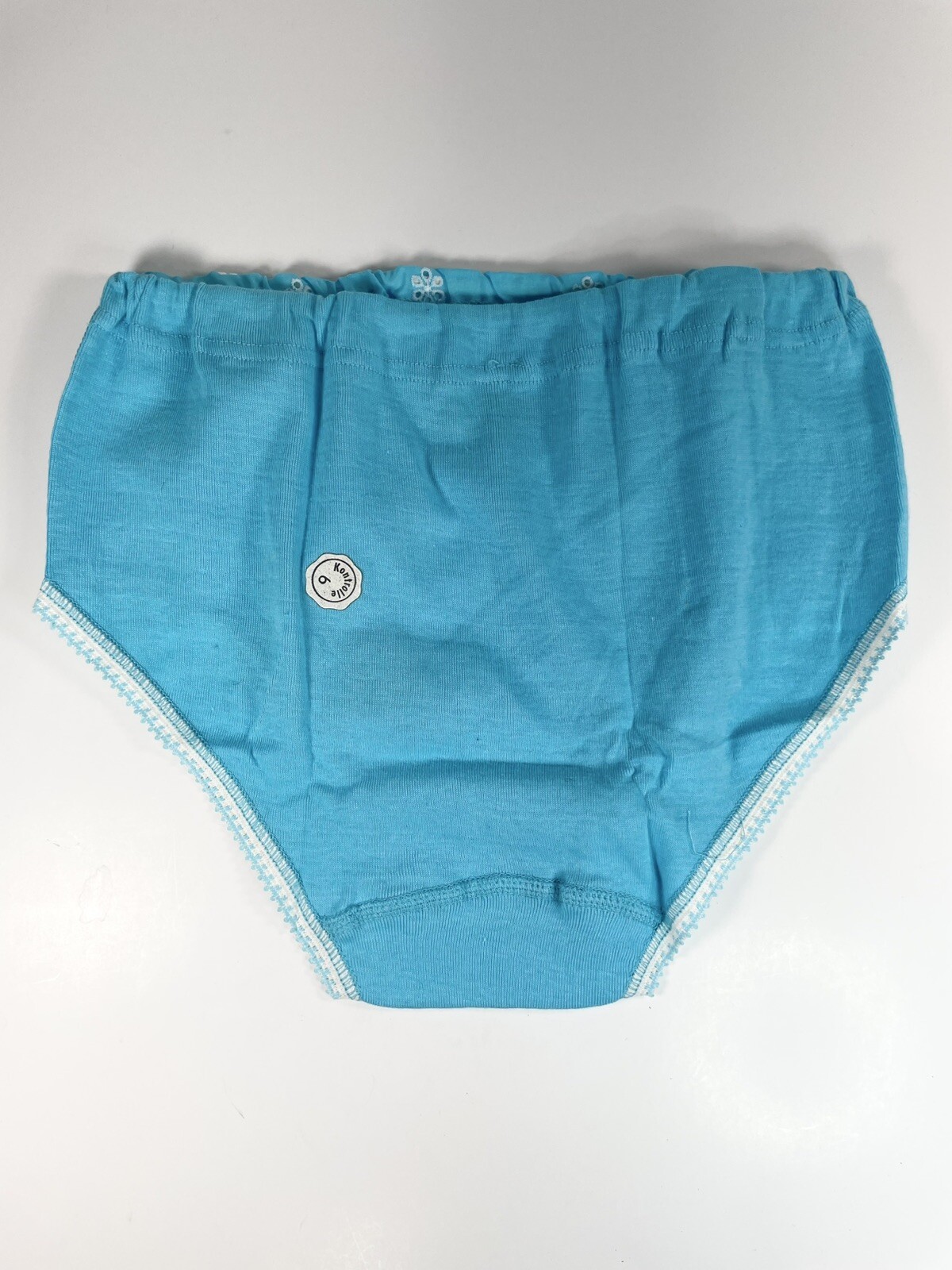 Vintage Cotton Flower Embroidery Blue And Pink Underwear Set Of 3 NWT Read