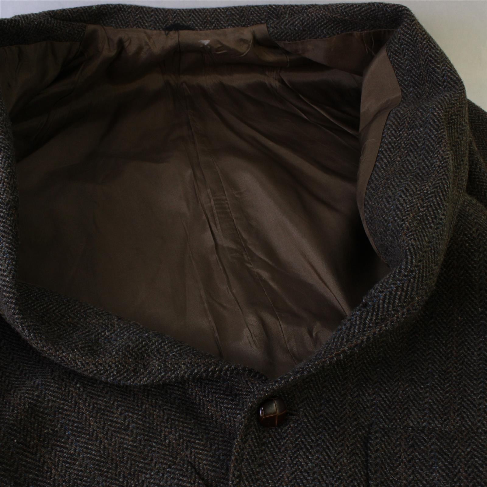 Vintage Jonathan Strong Women’s Brown Tweed Wool Blazer Jacket