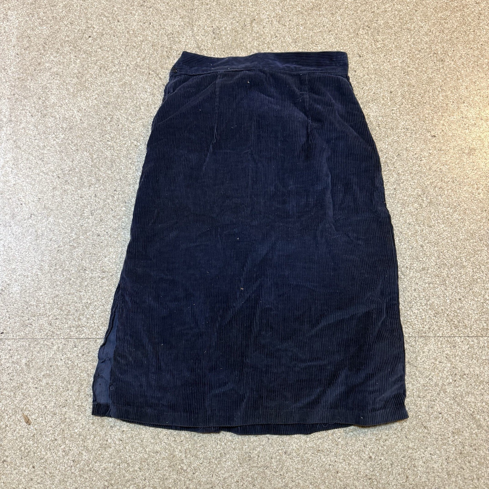 Vintage Early 1900s Fabric Handmade Dress W/ Homemade metal button