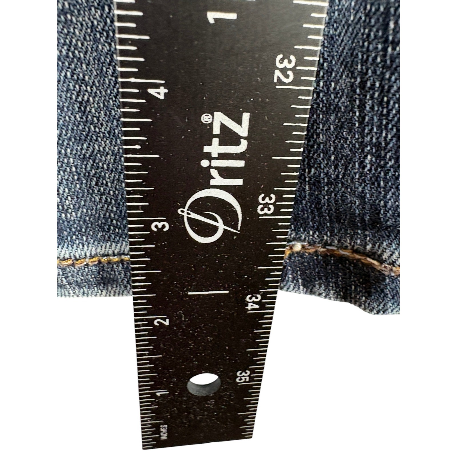 Cowgirl Tuff Co Jeans Mens 25×35 Blue Bootcut Stretch Vintage Western Workwear