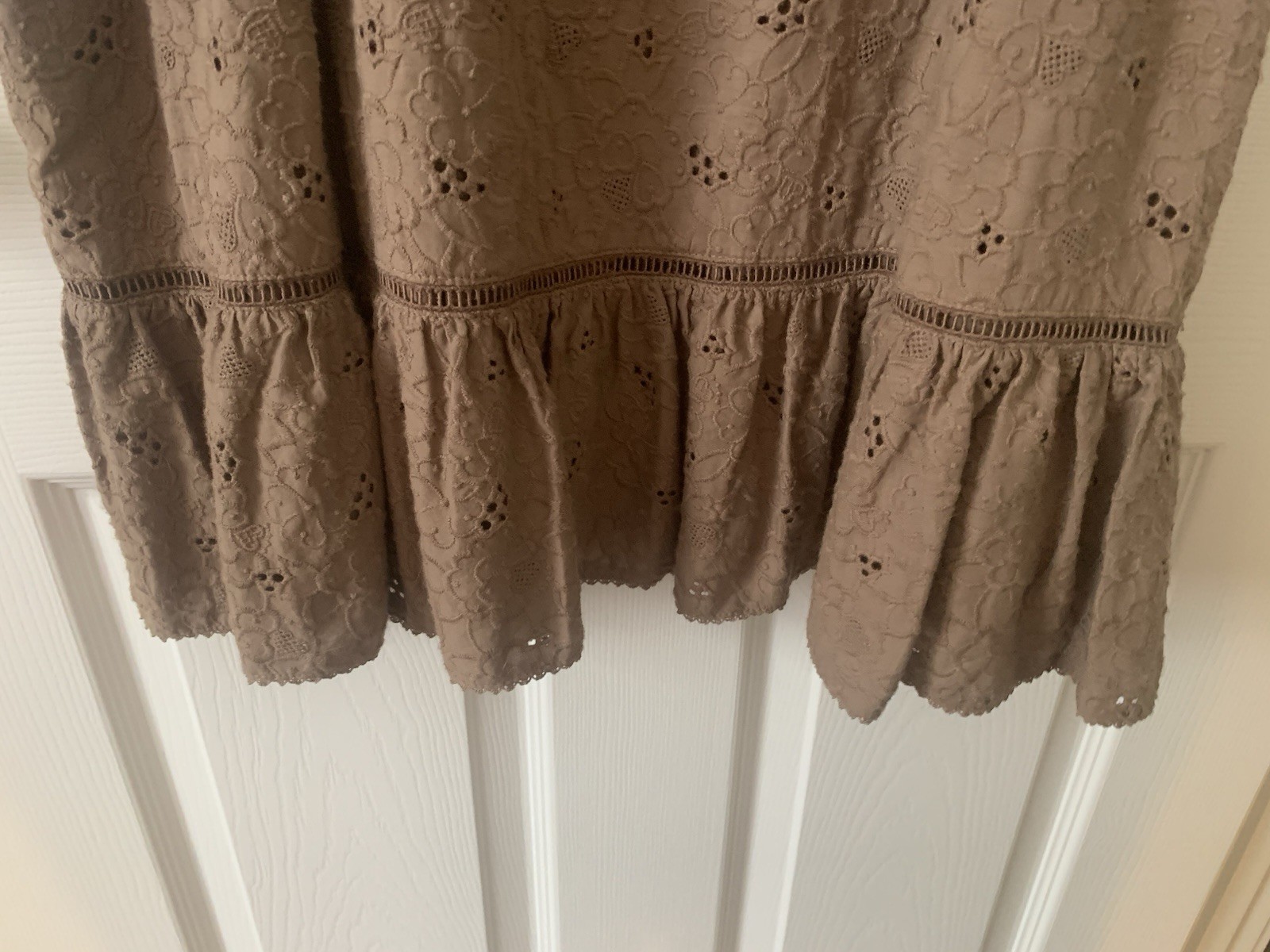 Vintage Early 2000s Juicy Couture Brown Lace Dress Size 10