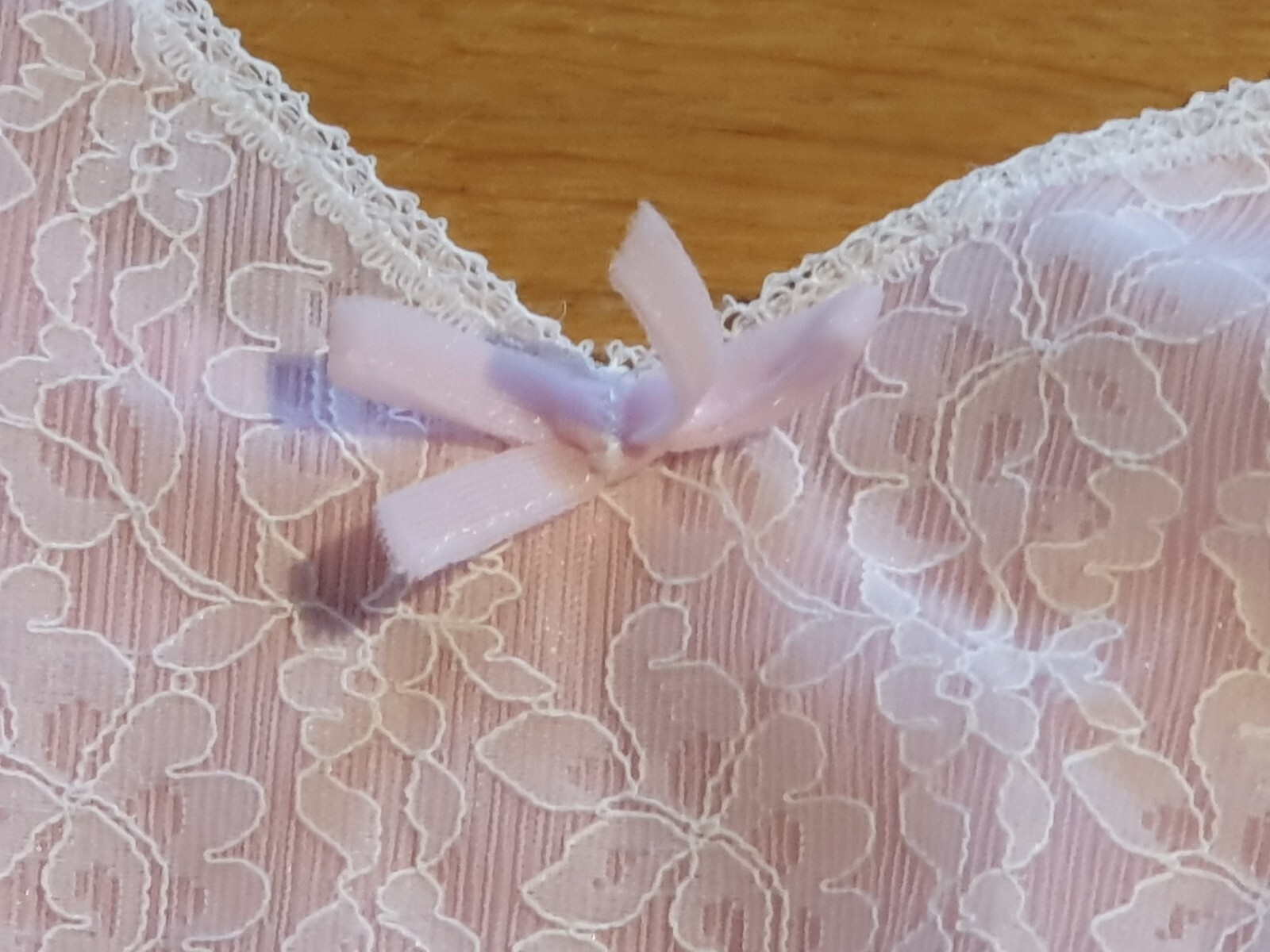 RARITÄT: Traumhaftes RÖSCH Unterkleid, Gr. 42, rosa, top Zustand * VINTAGE