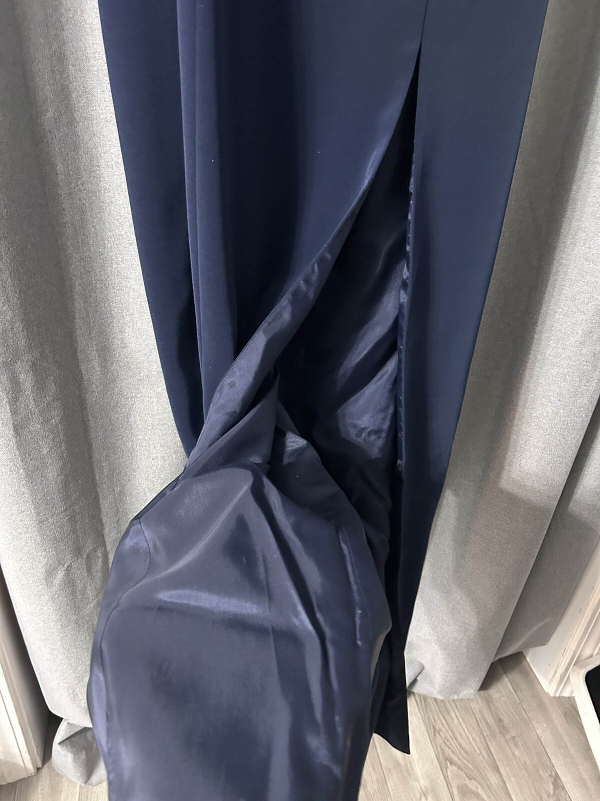 Vintage Niteline Della Roufogali Gown Womens Navy Size 10 NWT