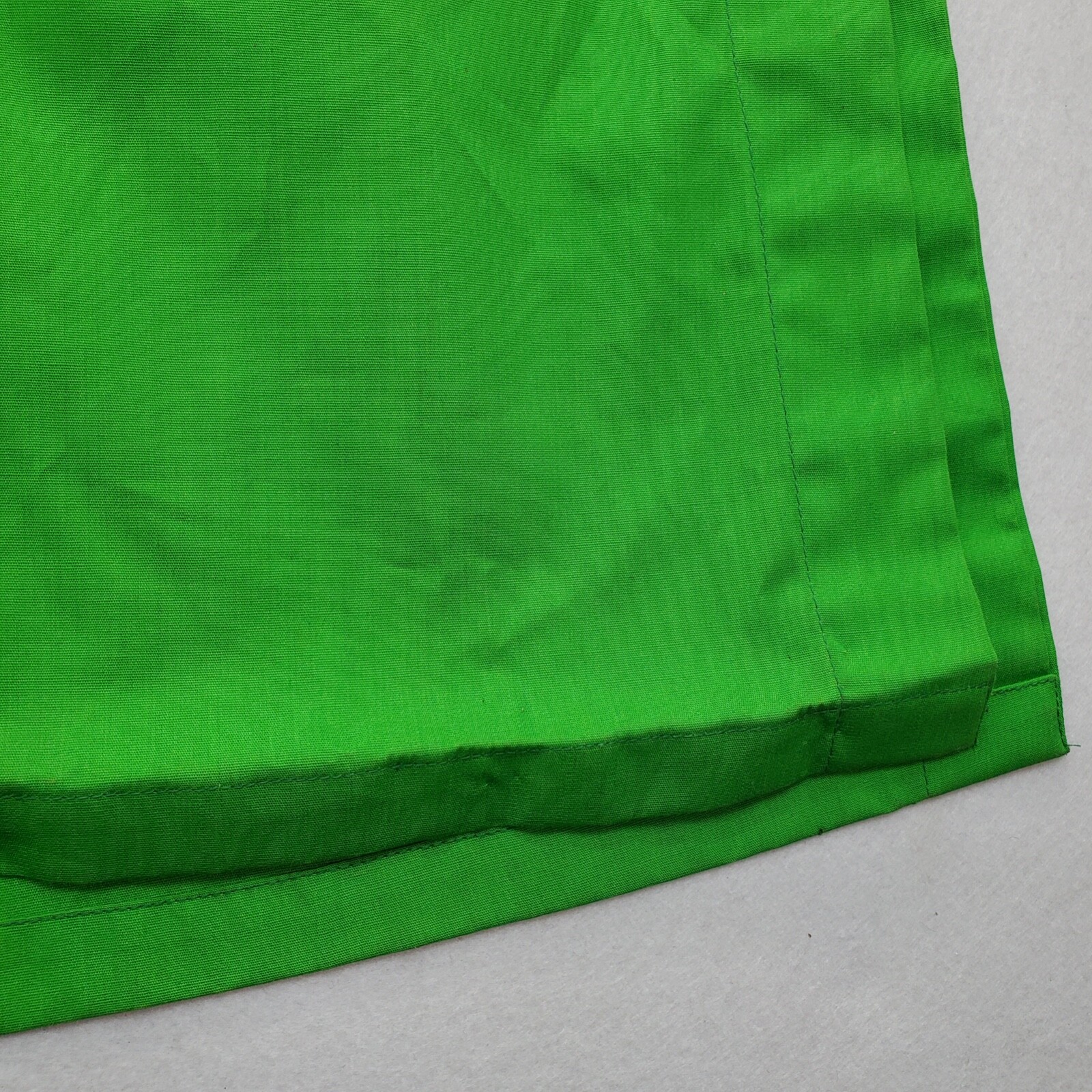 Vintage (Original Tags) GUMPS SF Lime Green Hostess Kaftan w/Frog Buttons Sz 8