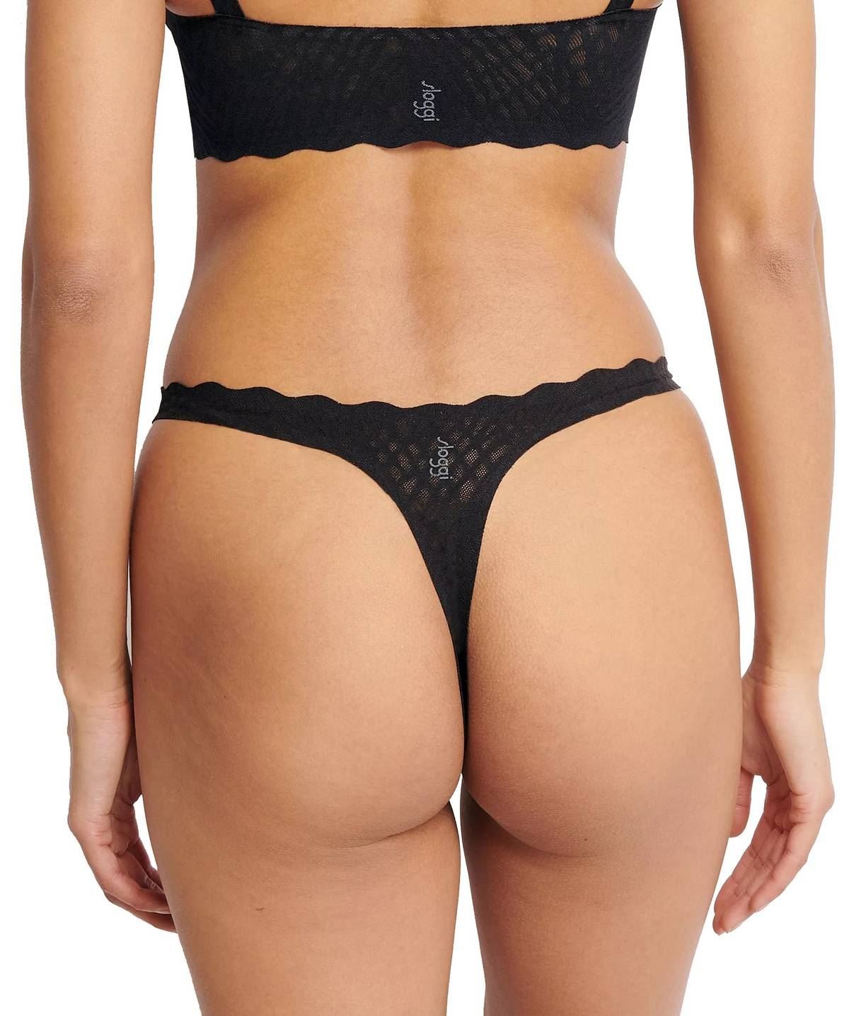 Sloggi Womens Zero Feel Bliss String Thong – Black