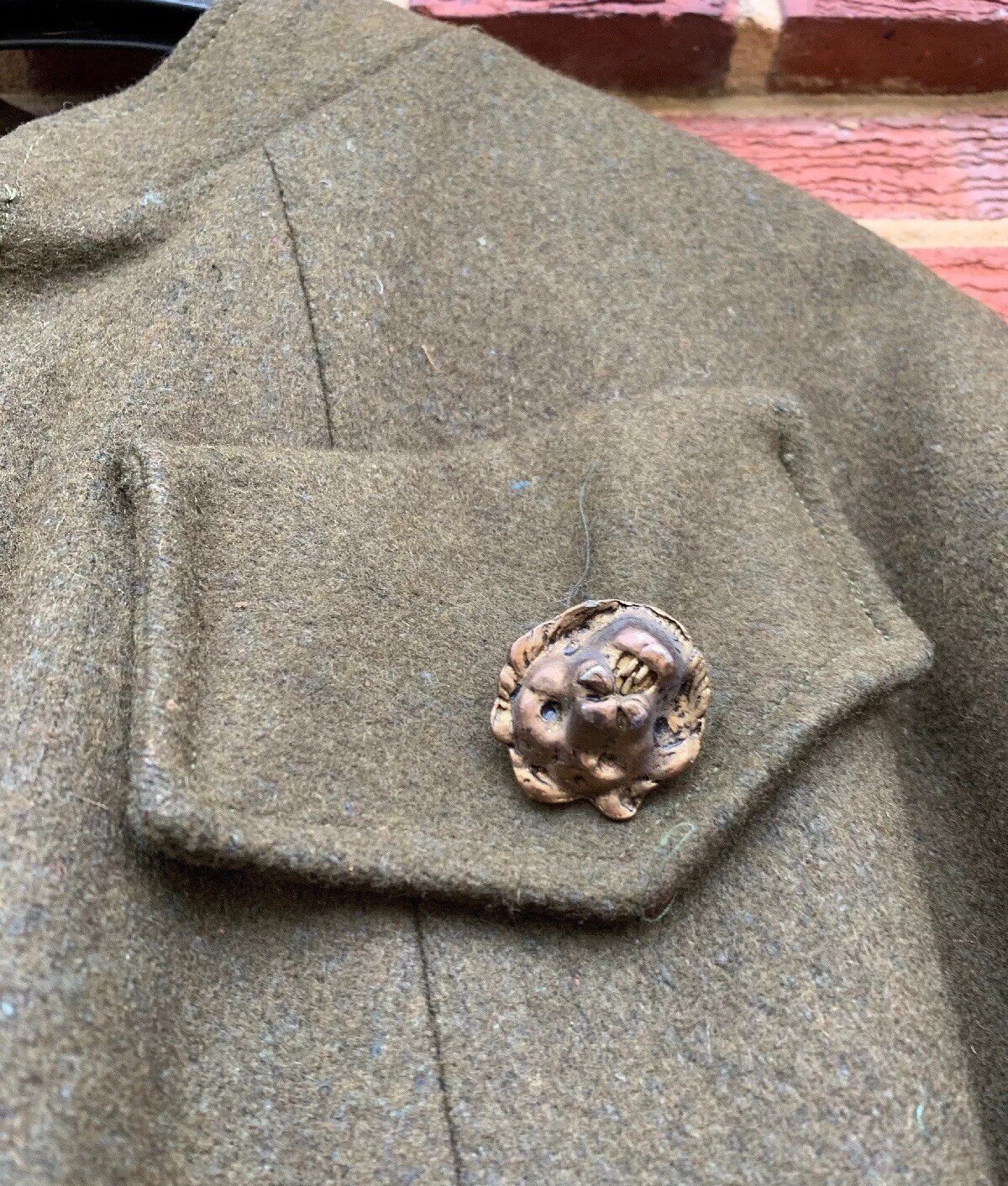 Vintage 60s Queen Of The Capes Country Place Wool Zipper Up Cape. Rare