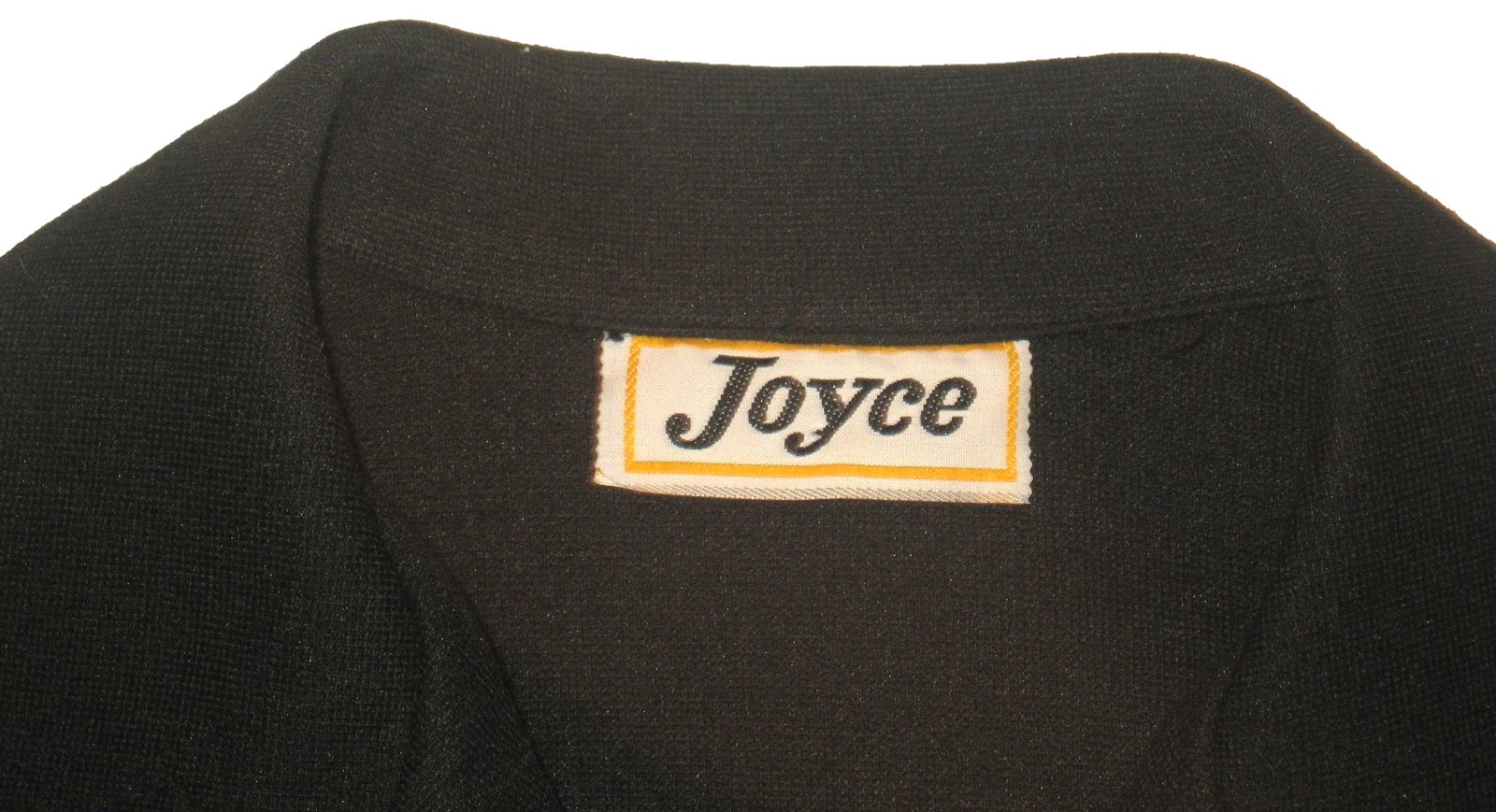 Vintage 1950s Joyce Black Knit Metal Buttons Rockabilly Jacket Rock Star Details