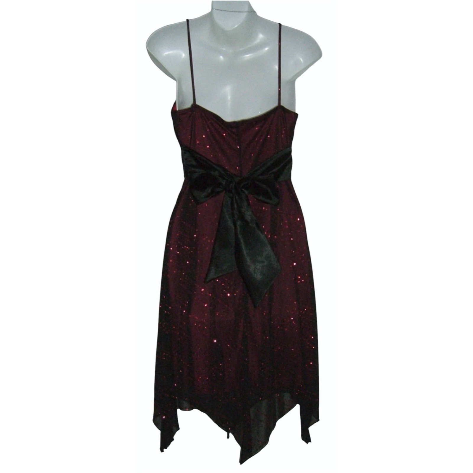 Taboo Dress Vintage 90’s Black Red Mesh Glitter Fairy Goth Whimsigoth y2k Witchy