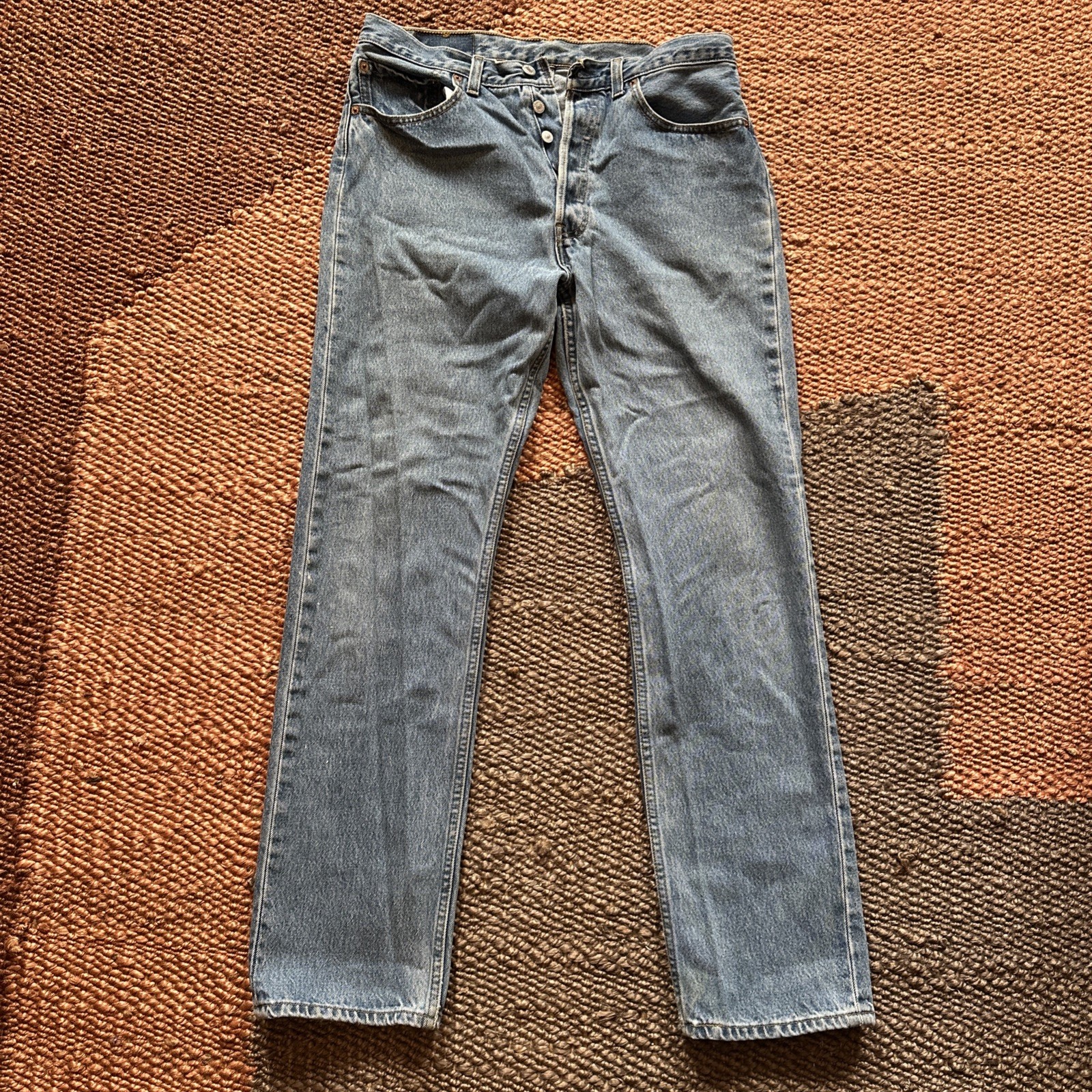 Vtg W’s 80s Levis 501 Jean 32×32 (30×29) Blue Made In Canada Factory 216