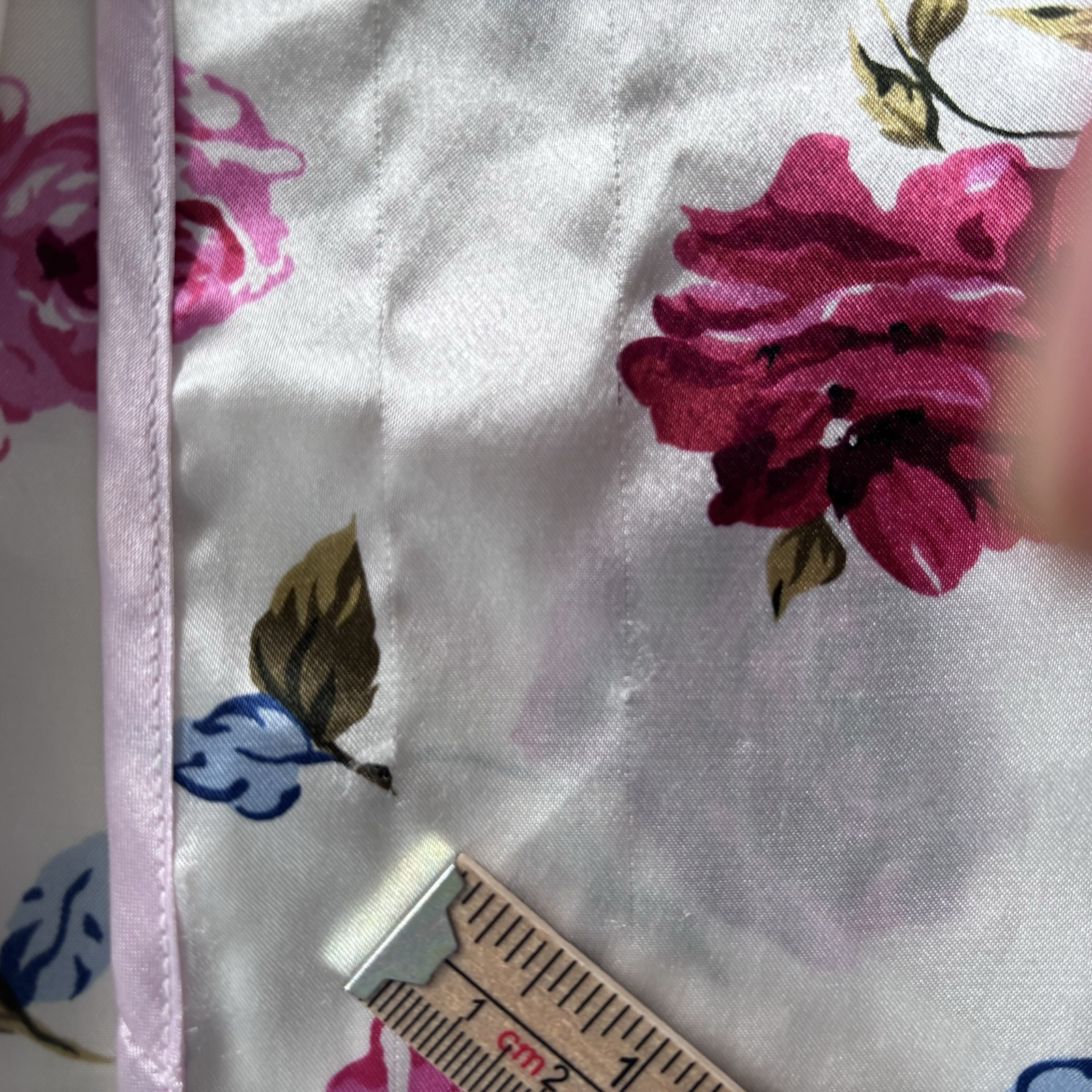 100% Silk Maxi Nightdress Dress Gown By Plants Floral Cottagecore Fairycore *