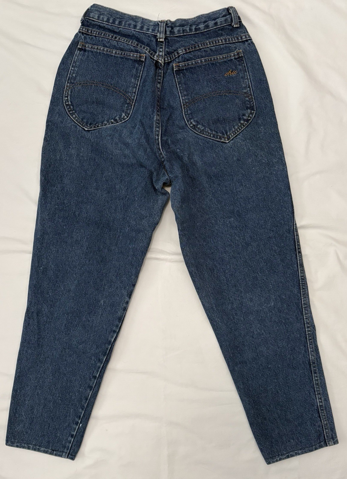 Vintage 80’s Chic Size 11 Average High Rise Mom Jeans Denim Tapered Petite USA