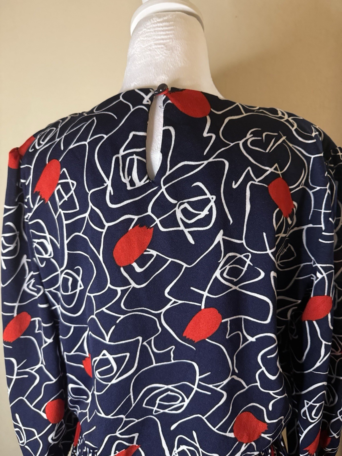 Vintage Handmade Dress Sz Medium Measurements