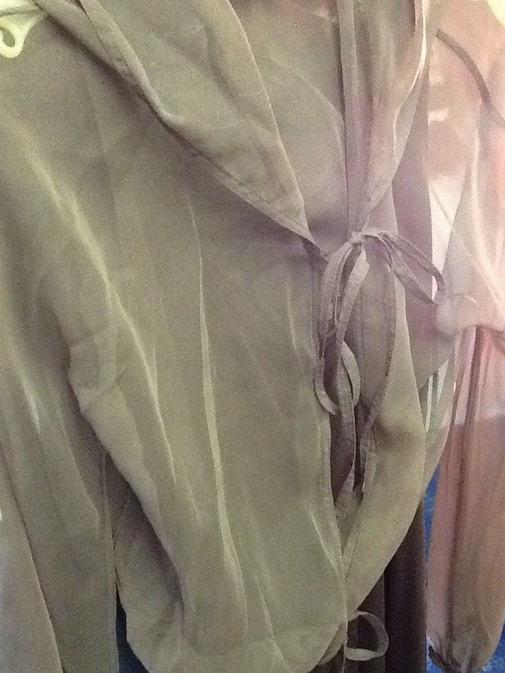 Vintage Kasper for Joan Leslie Palazzo Pants Jumpsuit, Sequin and Sheer Tops Bro