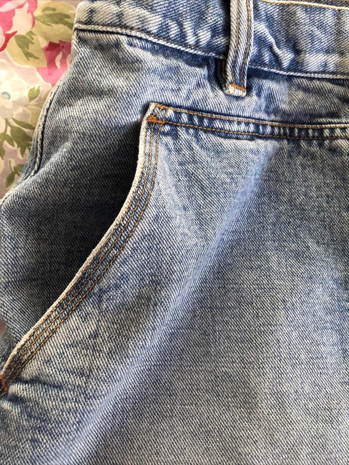 Vintage Marithe Francois Girbaud 100% Cotton Denim Skirt 28” Waist