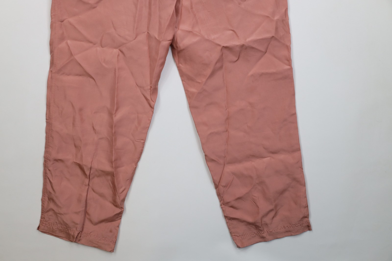 Vintage 90s Streetwear Womens Large 2 Piece Silk Flower Track Suit Outfit Set