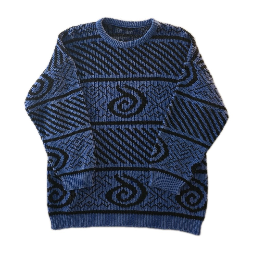 Vintage Black & Blue Henry Grethel (Cut Tag) Sweater – L