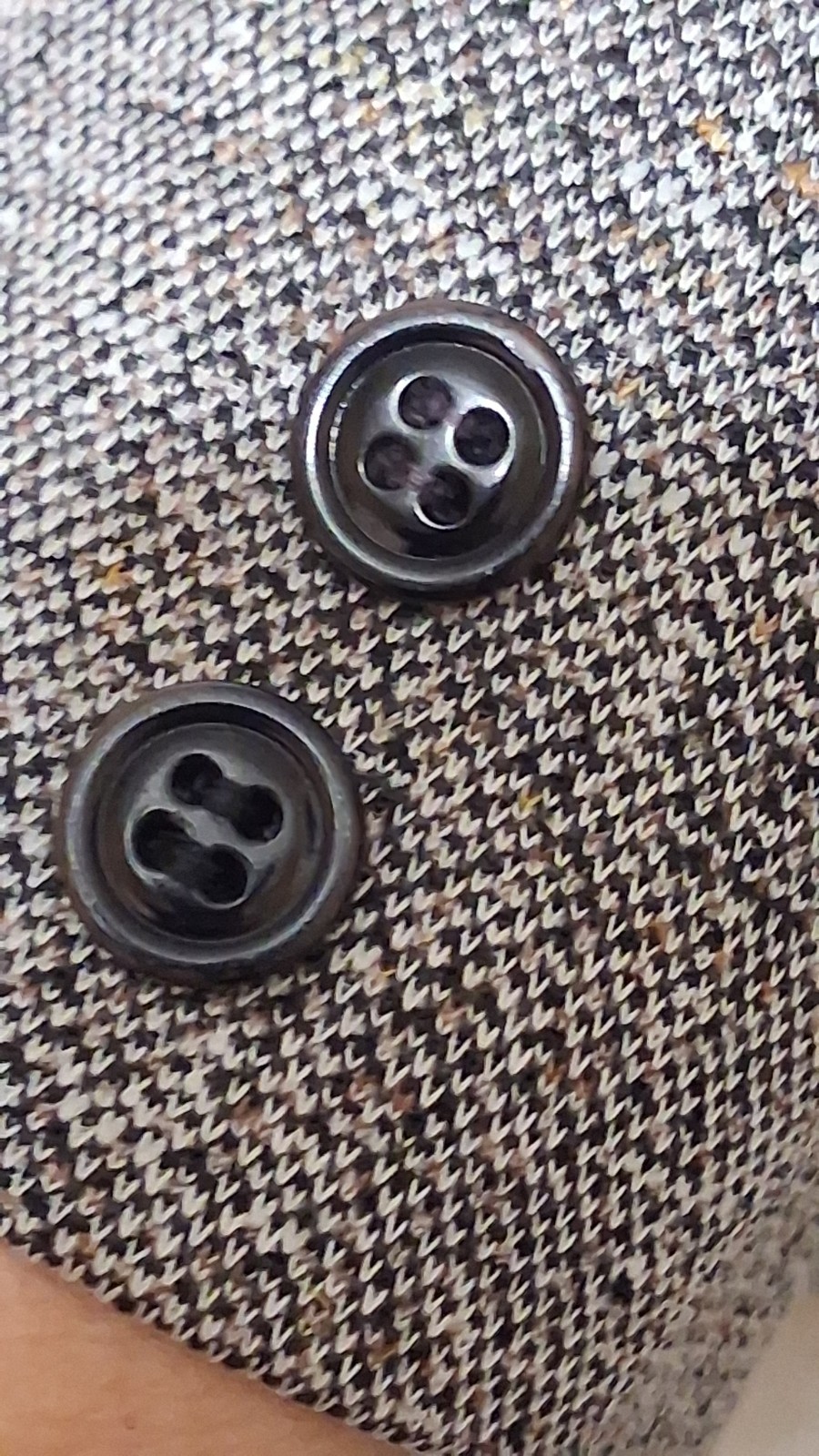 Bodin Knits Vintage Gray Tweed No Wrinkle 1970s Gray Tweed Suit Jacket