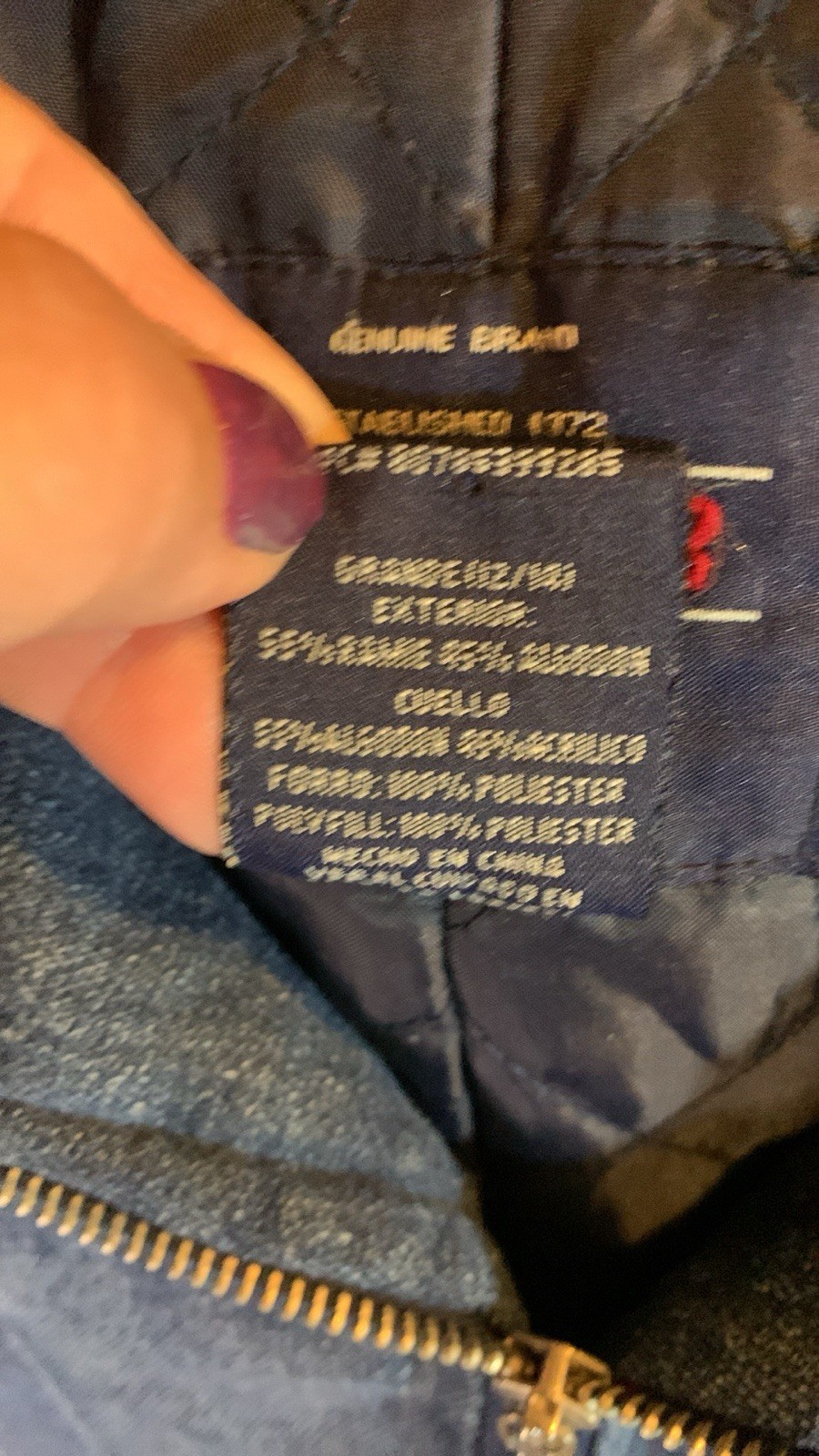 Vintage Faded Glory Denim Coat Size L