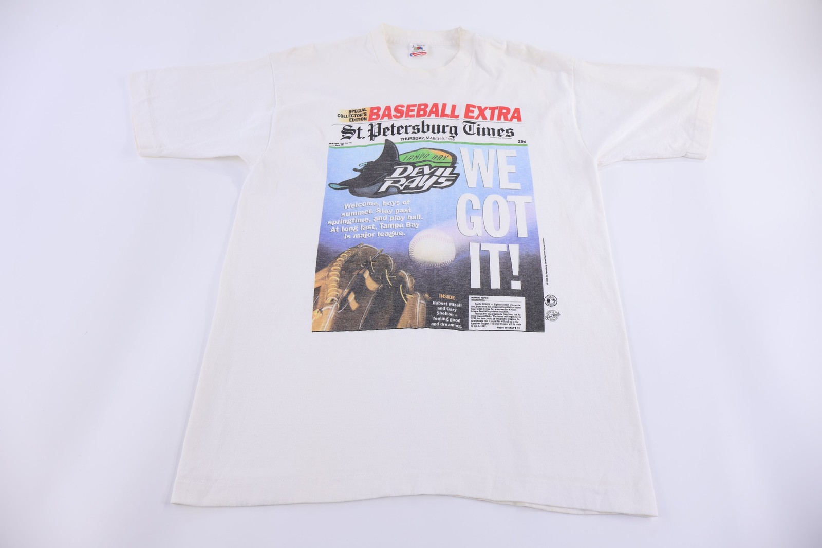 90’s Tampa Bay Devil Rays Baseball Extra T-shirt